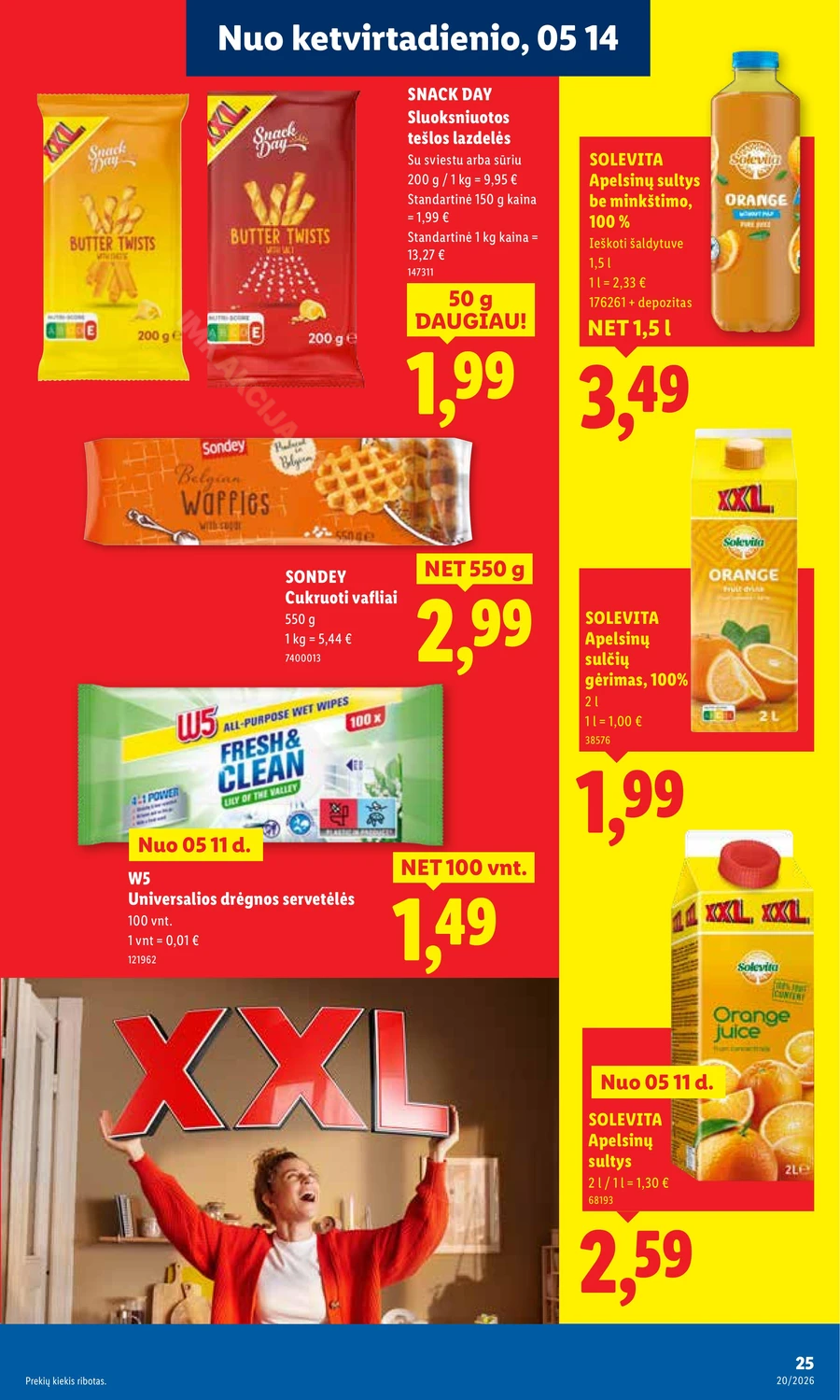 LIDL maisto prekių akcijų leidinys puslapis 25
