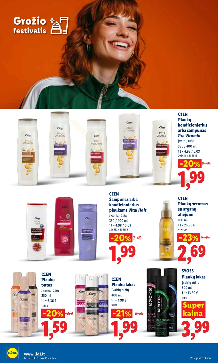 LIDL maisto prekių akcijų leidinys puslapis 26
