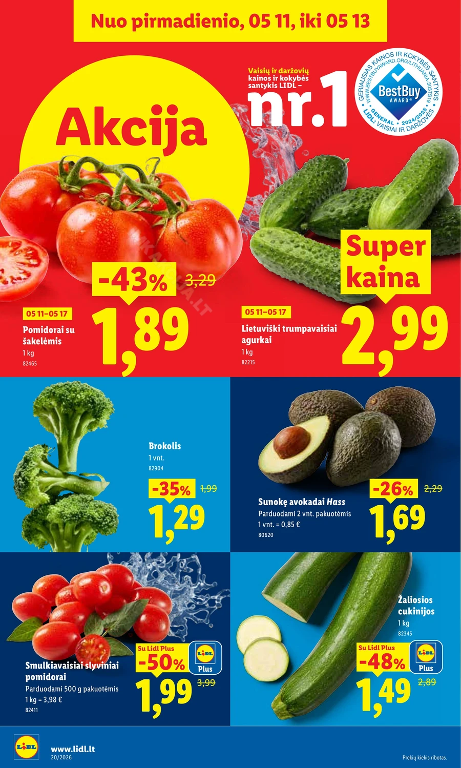 LIDL maisto prekių akcijų leidinys puslapis 4