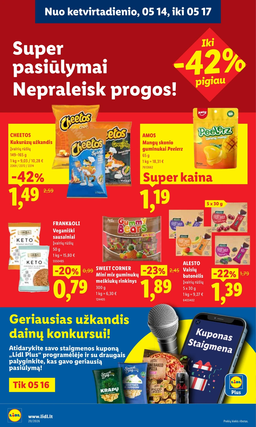 LIDL maisto prekių akcijų leidinys puslapis 40