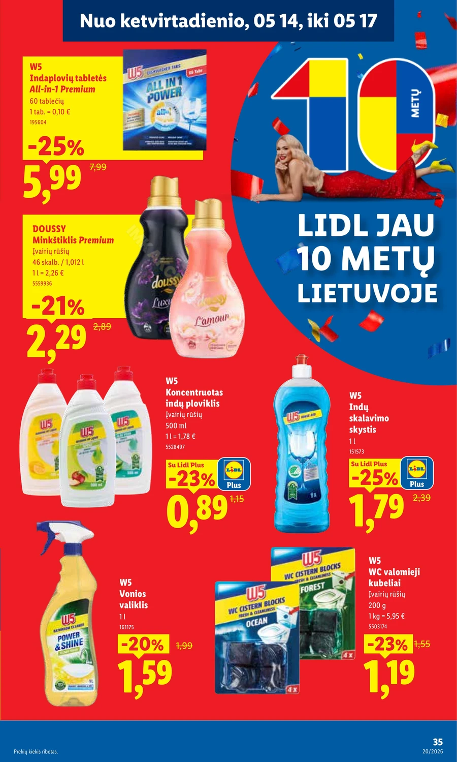LIDL maisto prekių akcijų leidinys puslapis 41