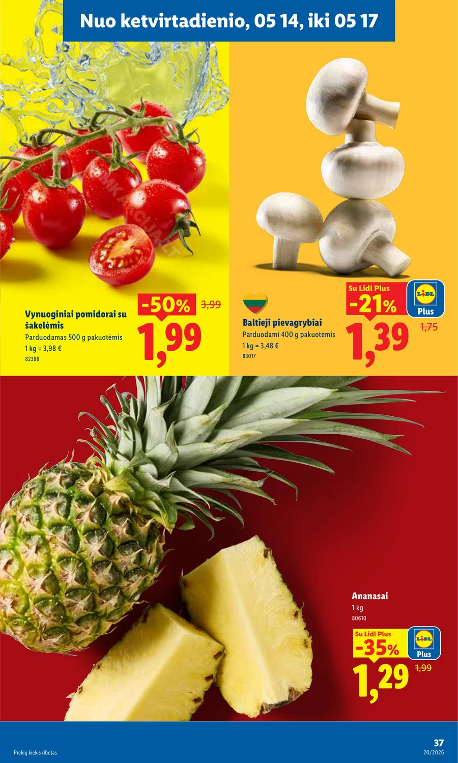 LIDL maisto prekių akcijų leidinys puslapis 43