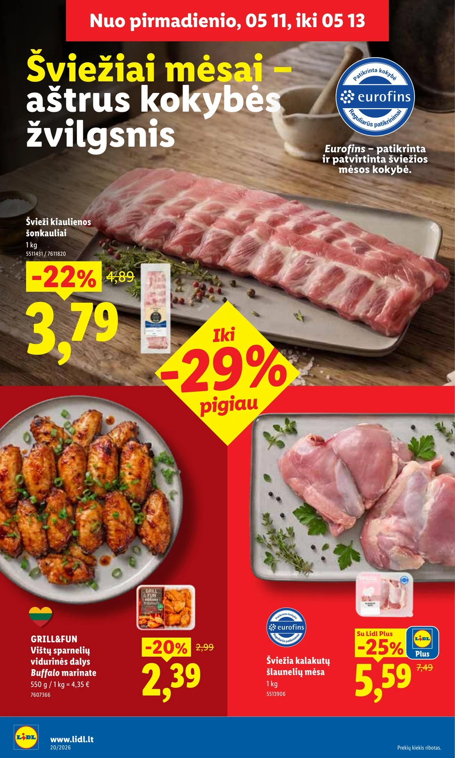 LIDL maisto prekių akcijų leidinys puslapis 10