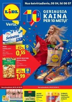 LIDL maisto prekių akcijų leidinys