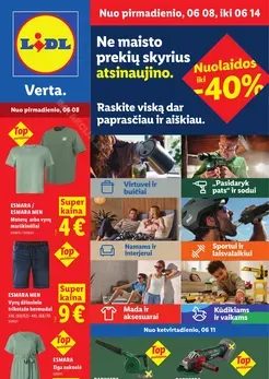 LIDL ne maisto prekių akcijų leidinys