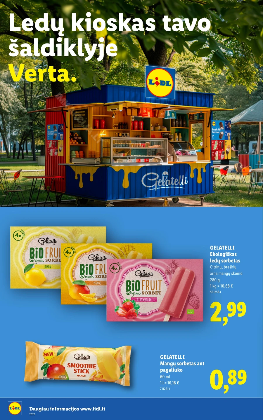 LIDL leidinys „Daugiau ledų. Daugiau vasaros.” puslapis 2