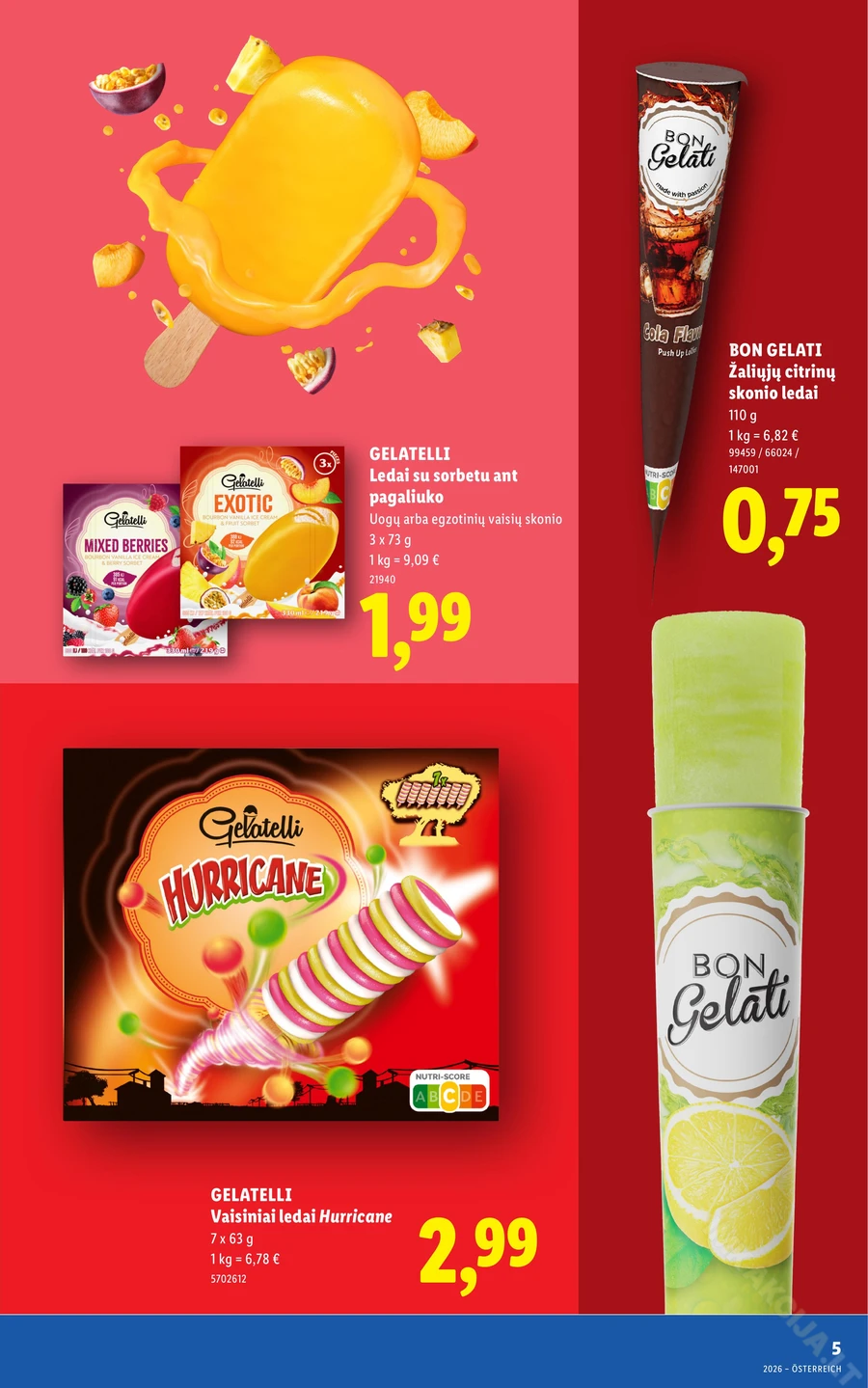 LIDL leidinys „Daugiau ledų. Daugiau vasaros.” puslapis 5