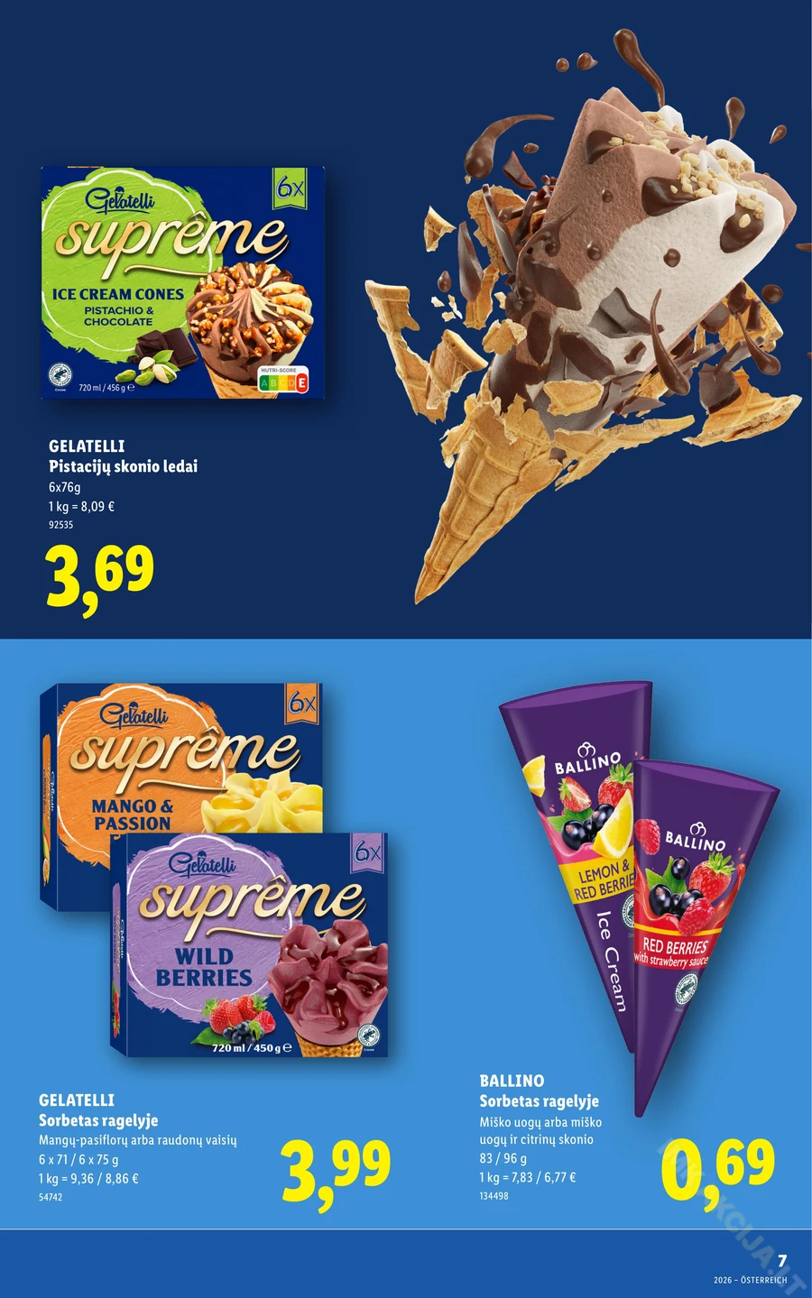 LIDL leidinys „Daugiau ledų. Daugiau vasaros.” puslapis 7