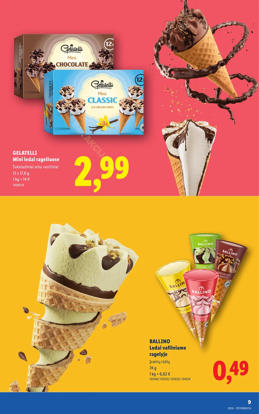 LIDL leidinys „Daugiau ledų. Daugiau vasaros.” puslapis 9