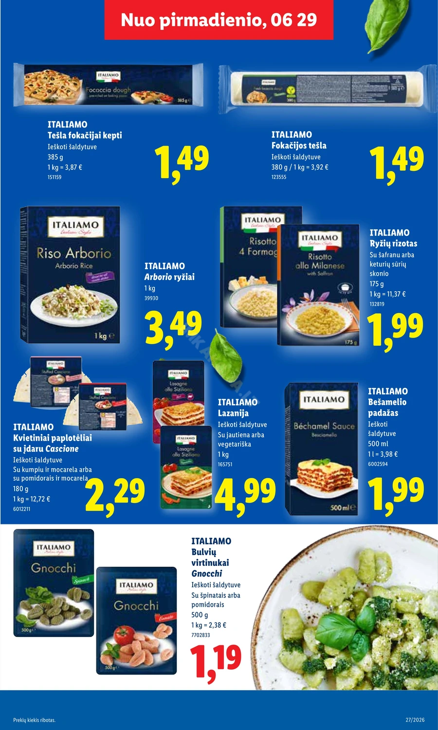 LIDL maisto prekių akcijų leidinys puslapis 15