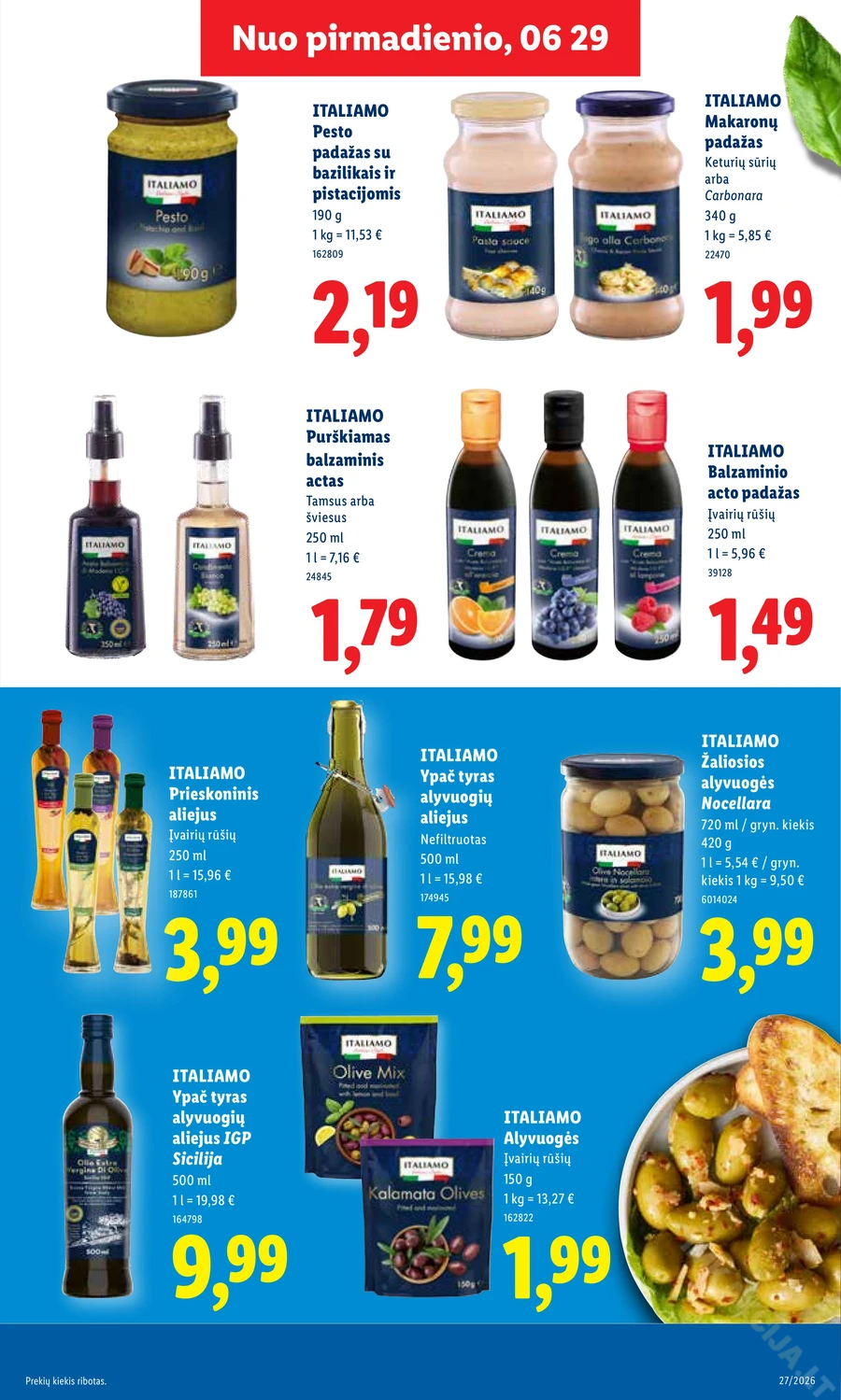 LIDL maisto prekių akcijų leidinys puslapis 17