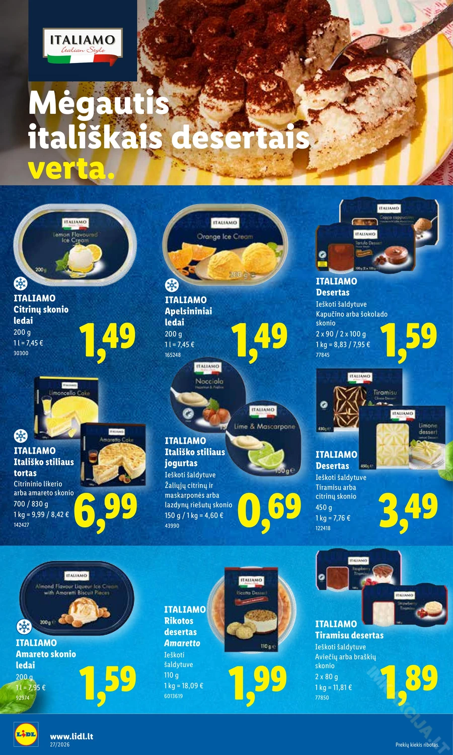 LIDL maisto prekių akcijų leidinys puslapis 20
