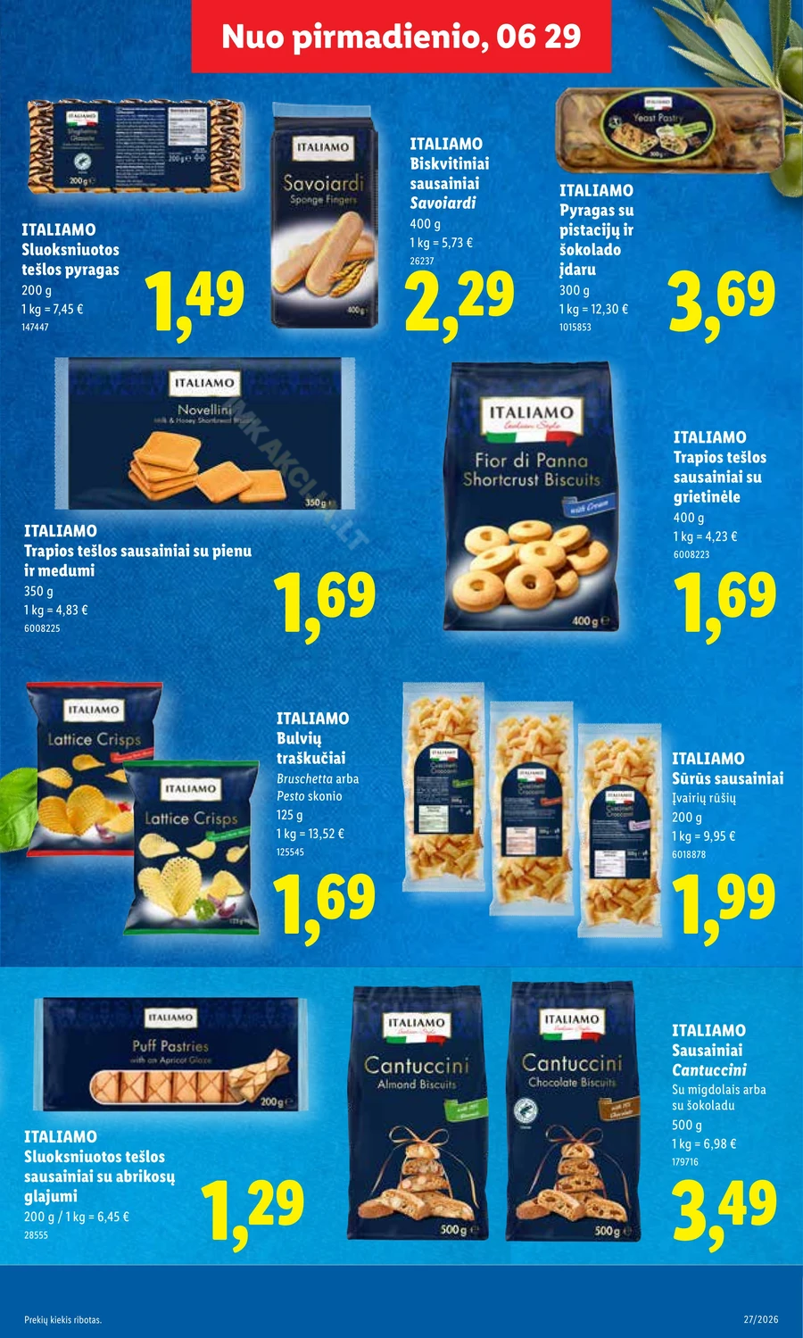 LIDL maisto prekių akcijų leidinys puslapis 21