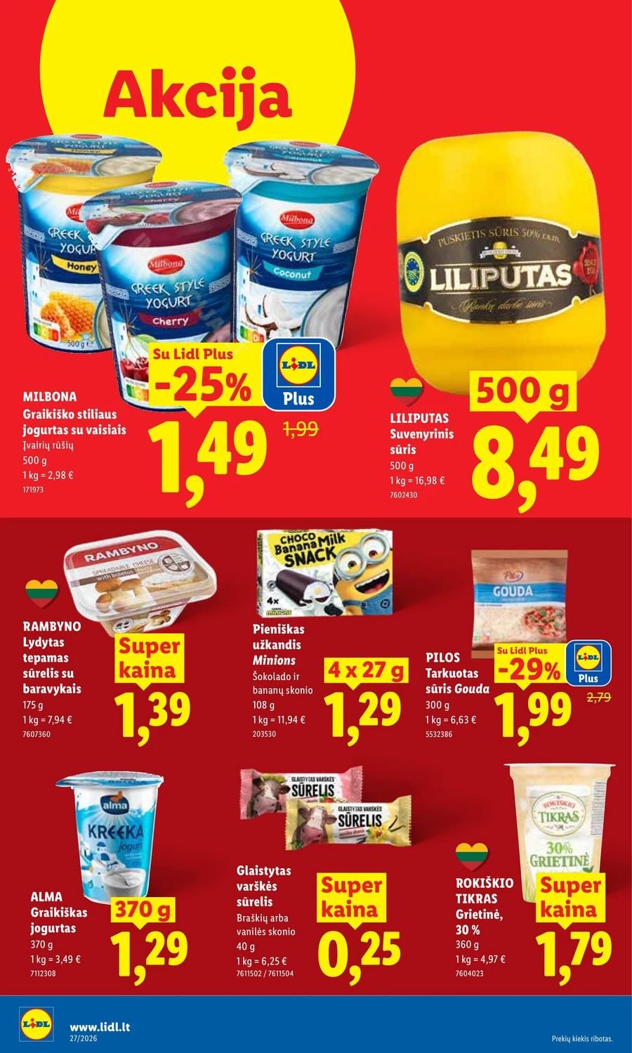 LIDL maisto prekių akcijų leidinys puslapis 22