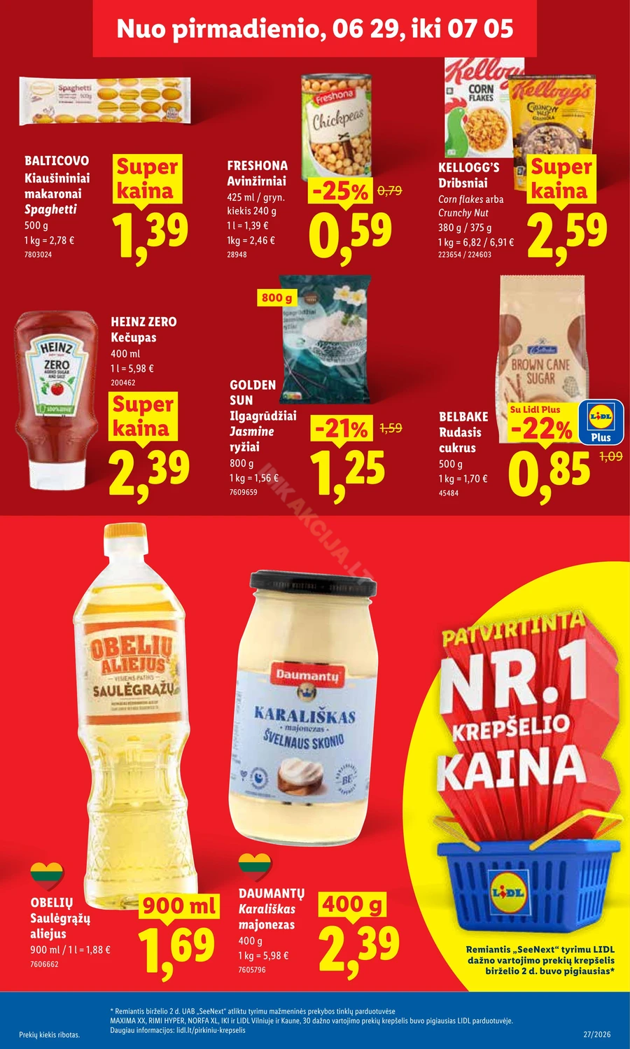 LIDL maisto prekių akcijų leidinys puslapis 23