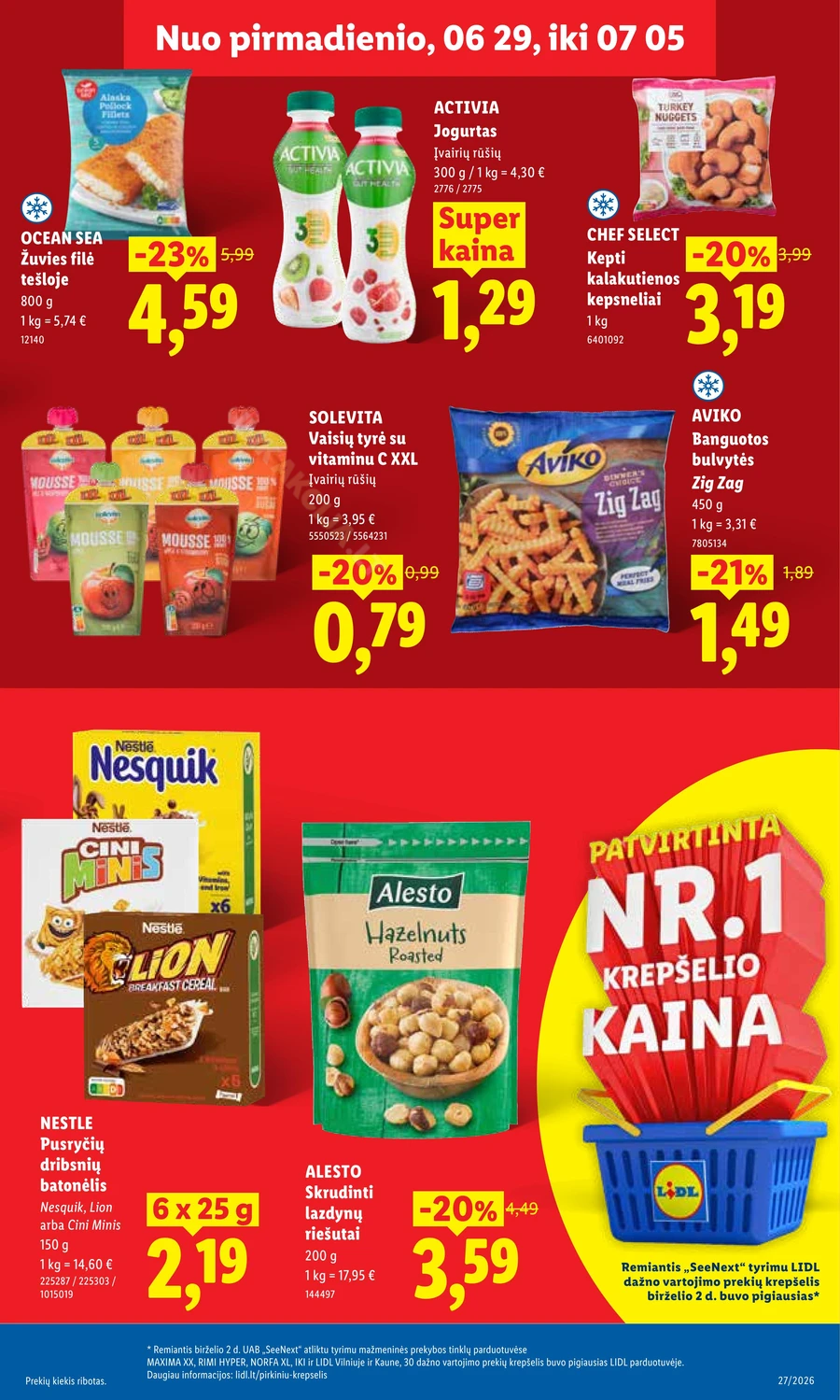 LIDL maisto prekių akcijų leidinys puslapis 25
