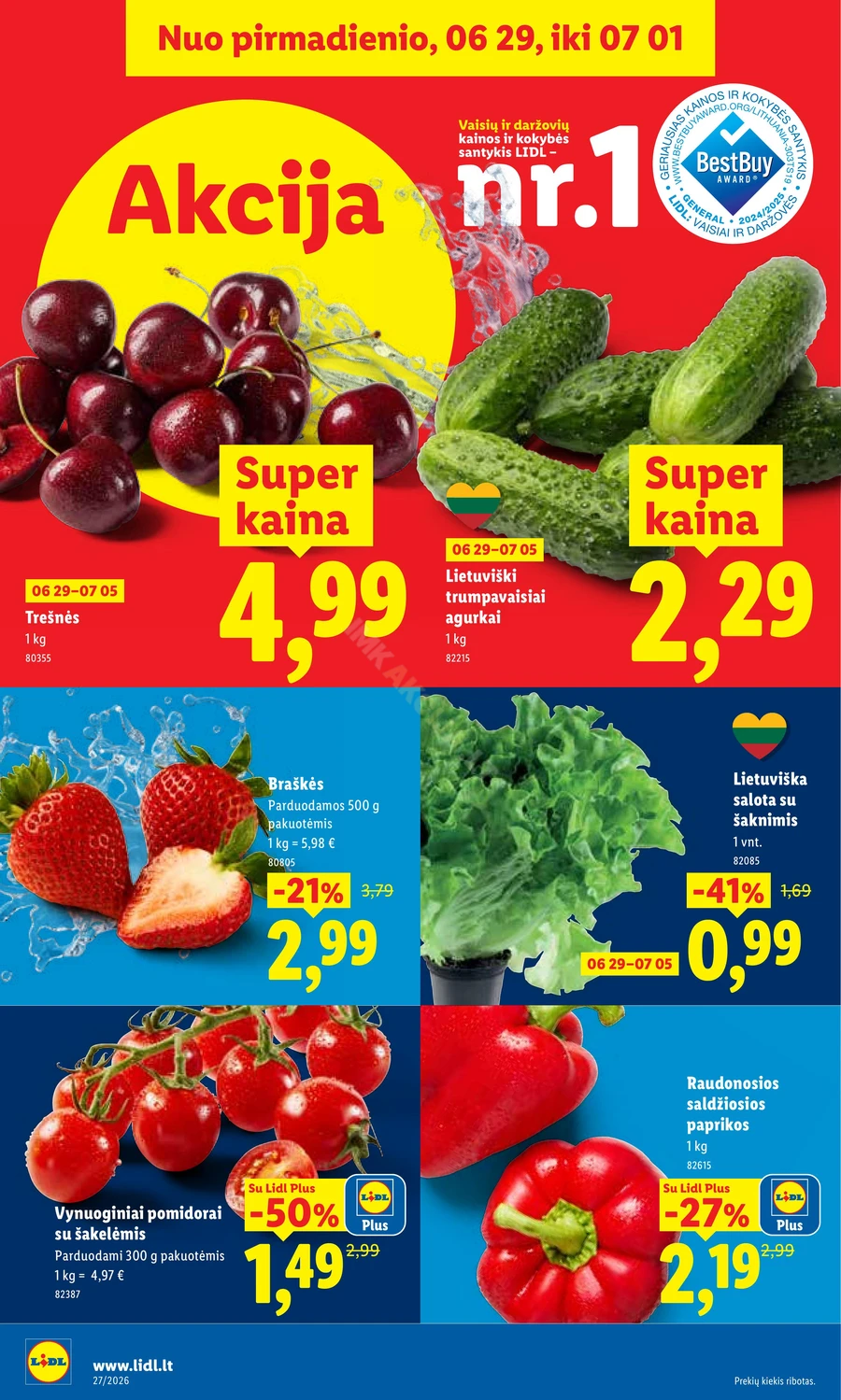 LIDL maisto prekių akcijų leidinys puslapis 4