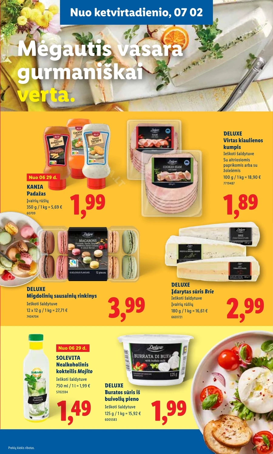 LIDL maisto prekių akcijų leidinys puslapis 33