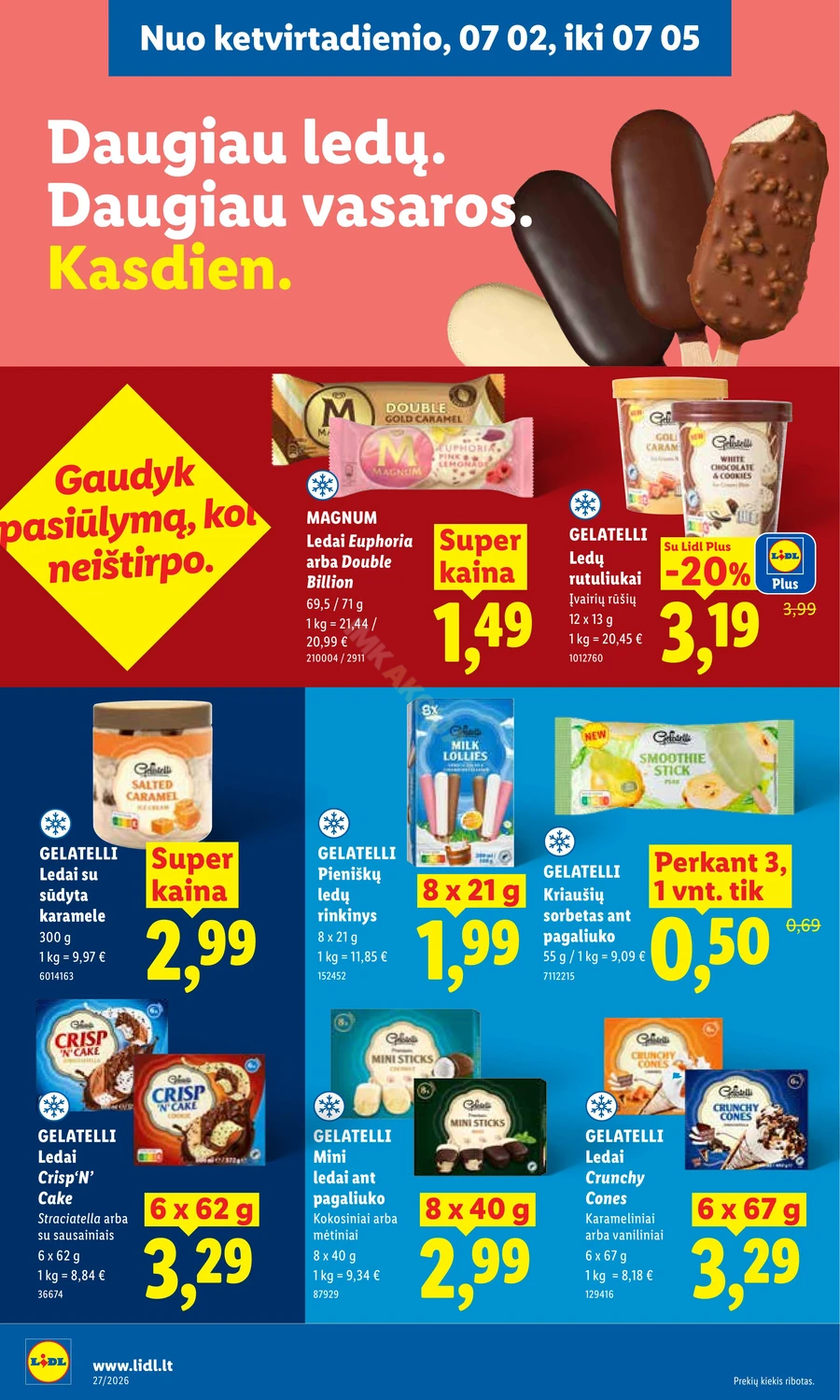 LIDL maisto prekių akcijų leidinys puslapis 40