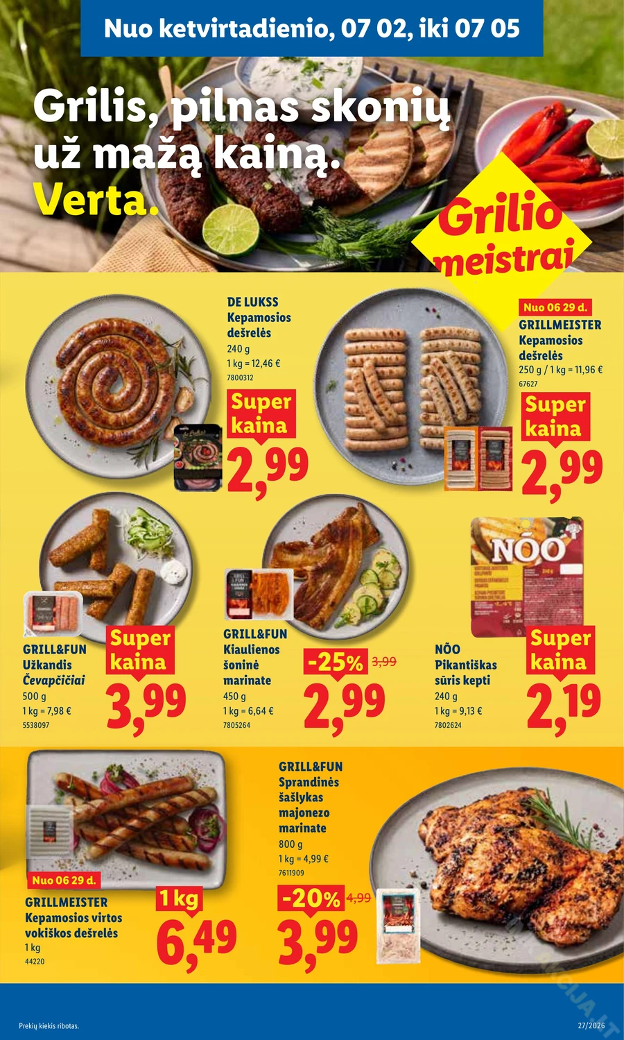 LIDL maisto prekių akcijų leidinys puslapis 41