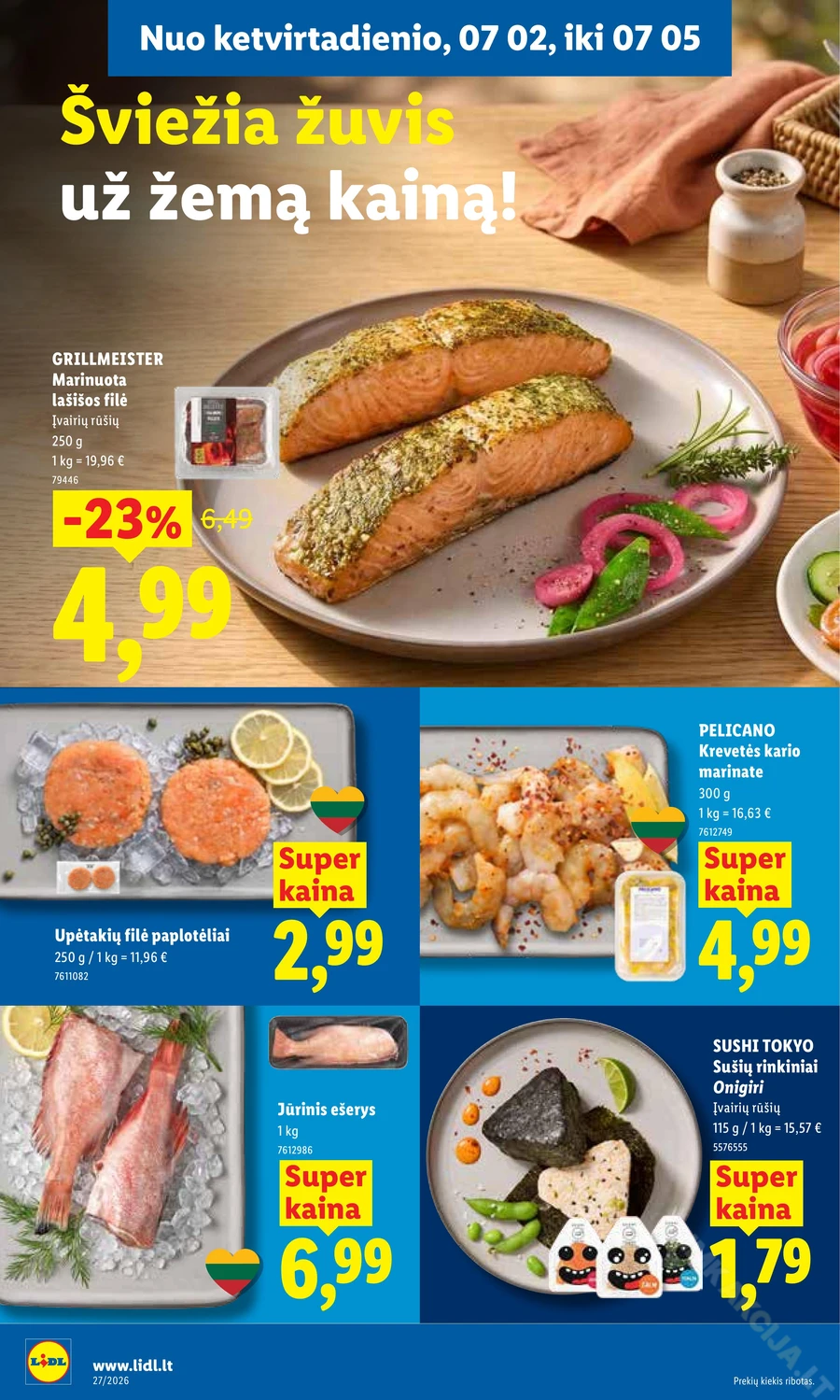 LIDL maisto prekių akcijų leidinys puslapis 42