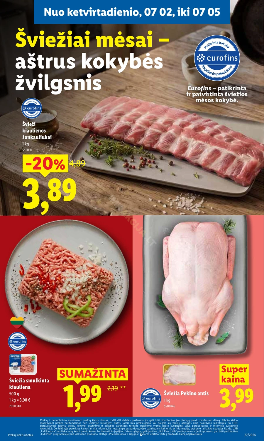 LIDL maisto prekių akcijų leidinys puslapis 43