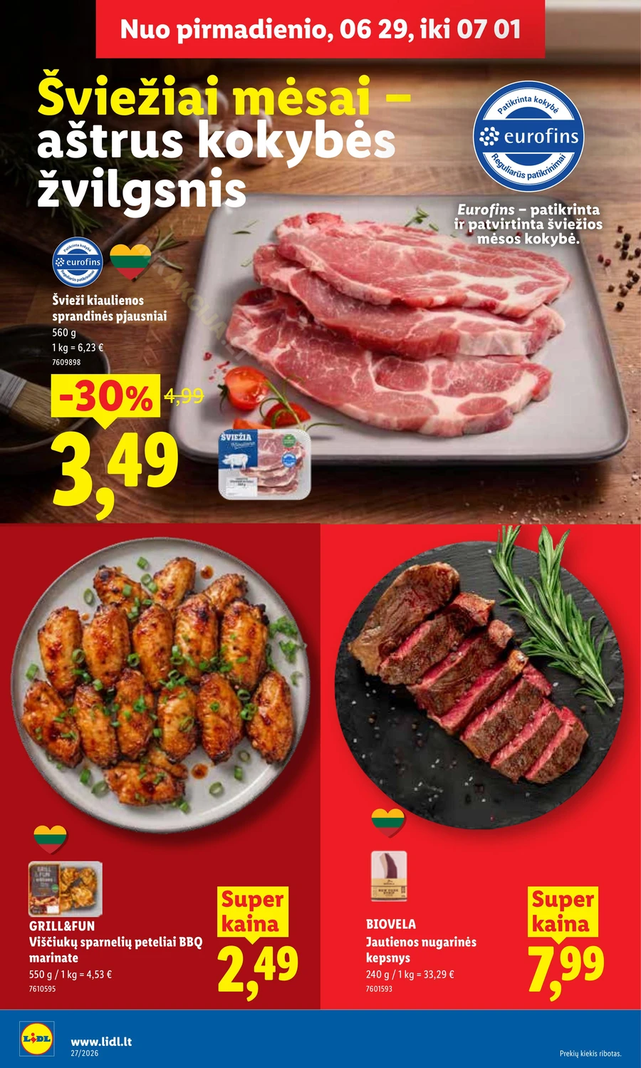 LIDL maisto prekių akcijų leidinys puslapis 10