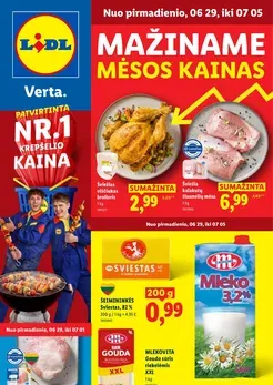 LIDL maisto prekių akcijų leidinys