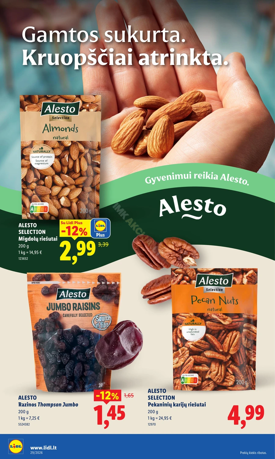 LIDL akcijų leidinys „Tikra kokybė. Grynas skonis.“ puslapis 2