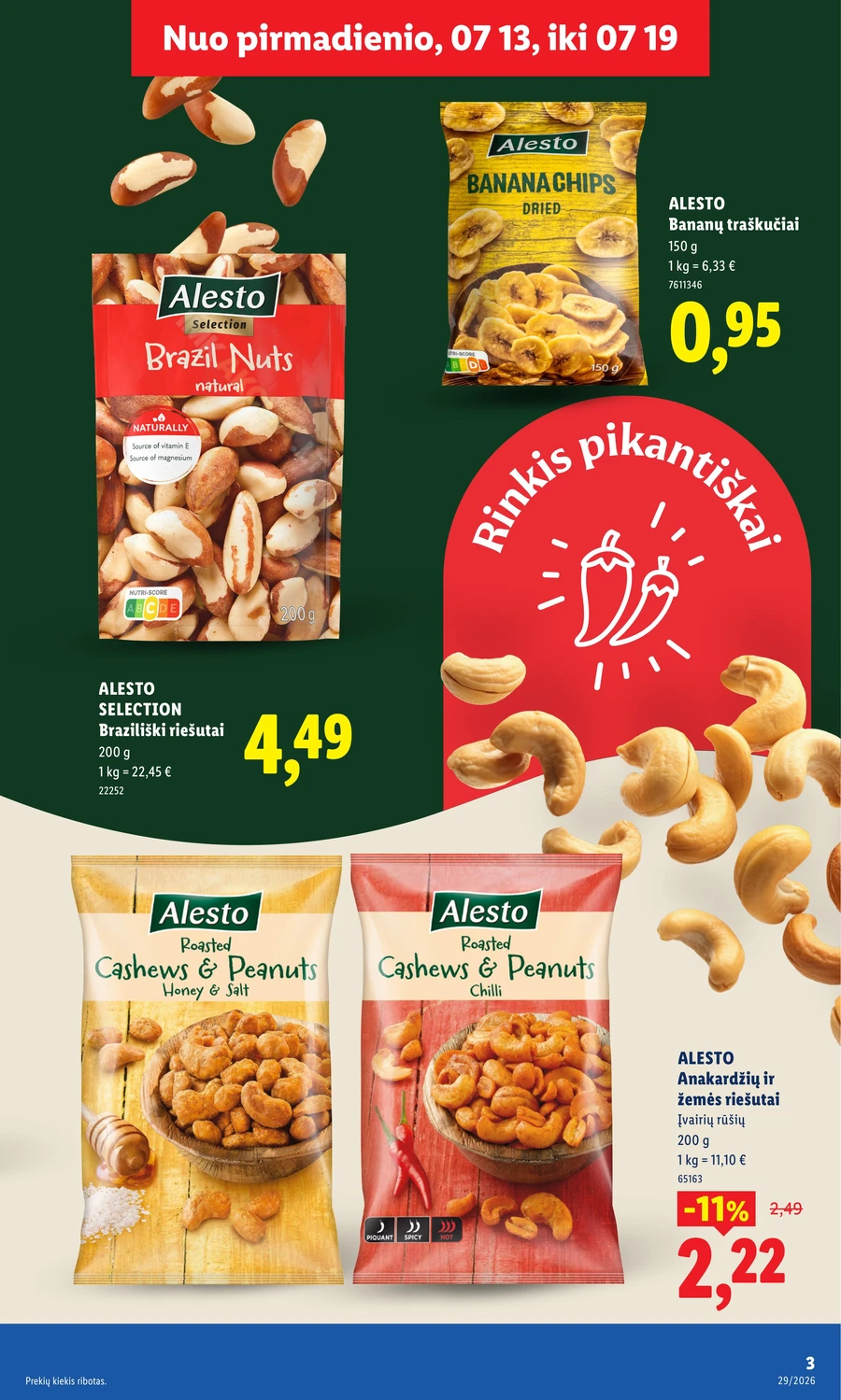 LIDL akcijų leidinys „Tikra kokybė. Grynas skonis.“ puslapis 3