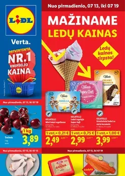 LIDL maisto prekių akcijų leidinys