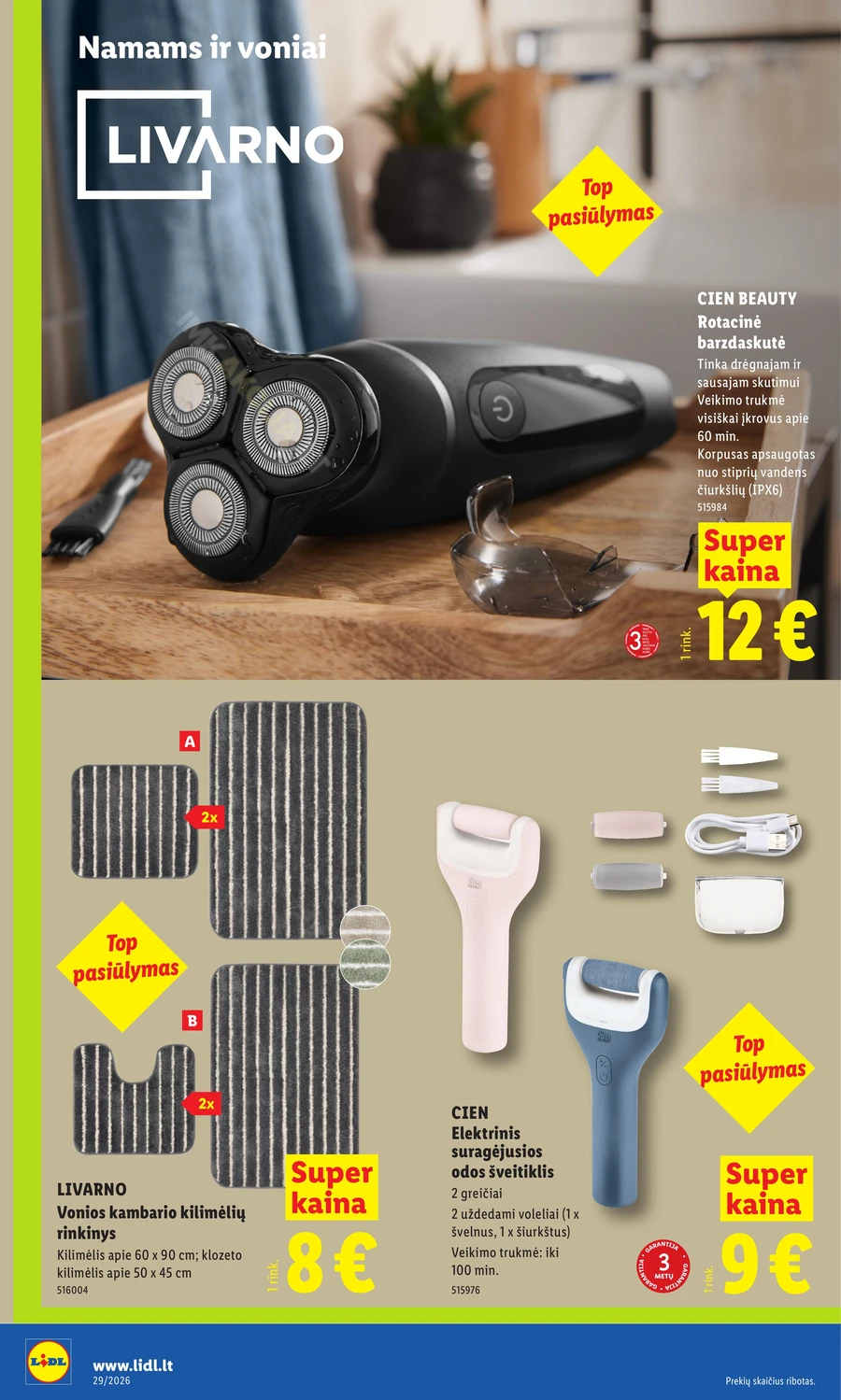 LIDL ne maisto prekių akcijų leidinys puslapis 2