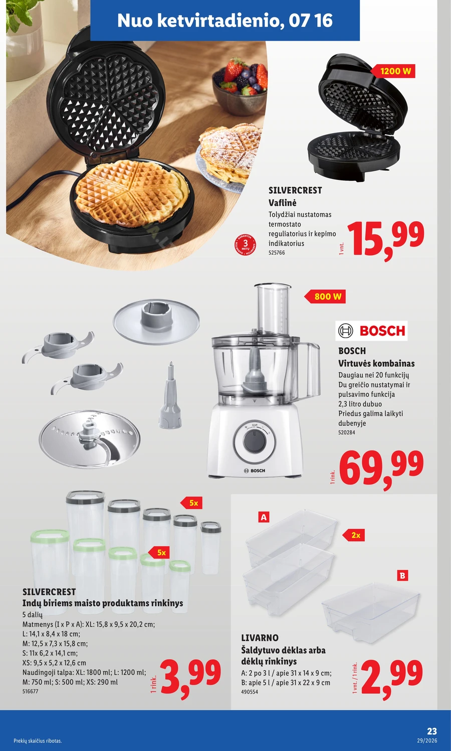 LIDL ne maisto prekių akcijų leidinys puslapis 23