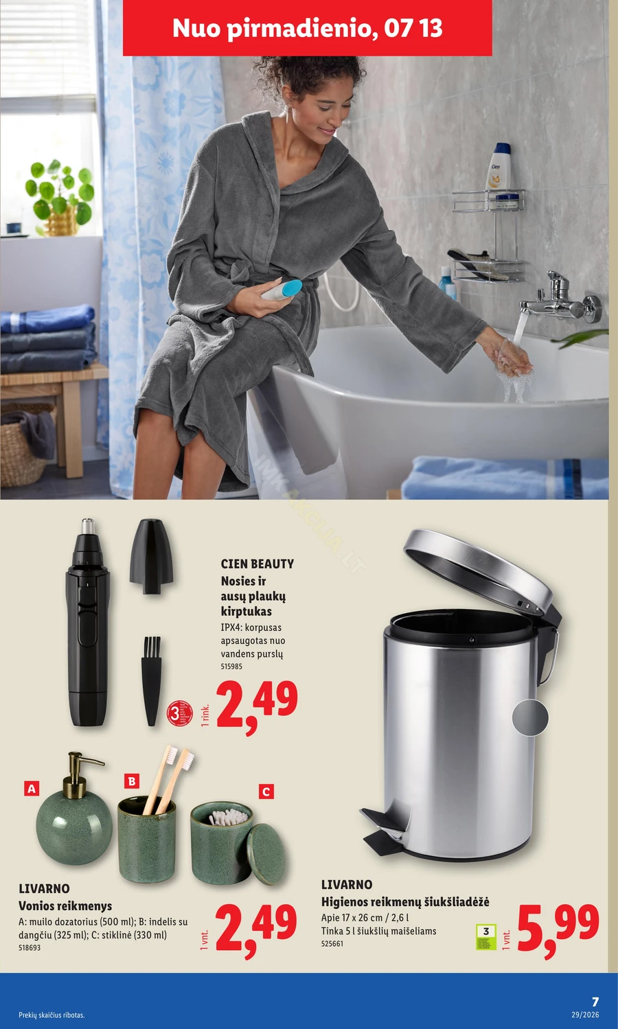 LIDL ne maisto prekių akcijų leidinys puslapis 7
