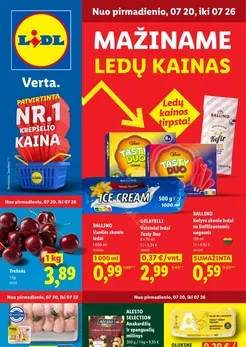 LIDL maisto prekių akcijų leidinys