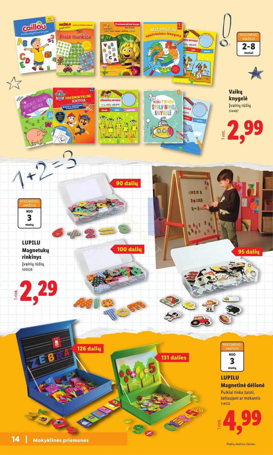 LIDL leidinys „Atgal į mokyklą” puslapis 14
