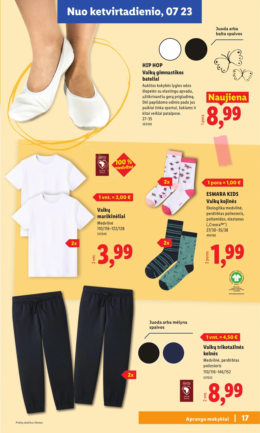 LIDL leidinys „Atgal į mokyklą” puslapis 17