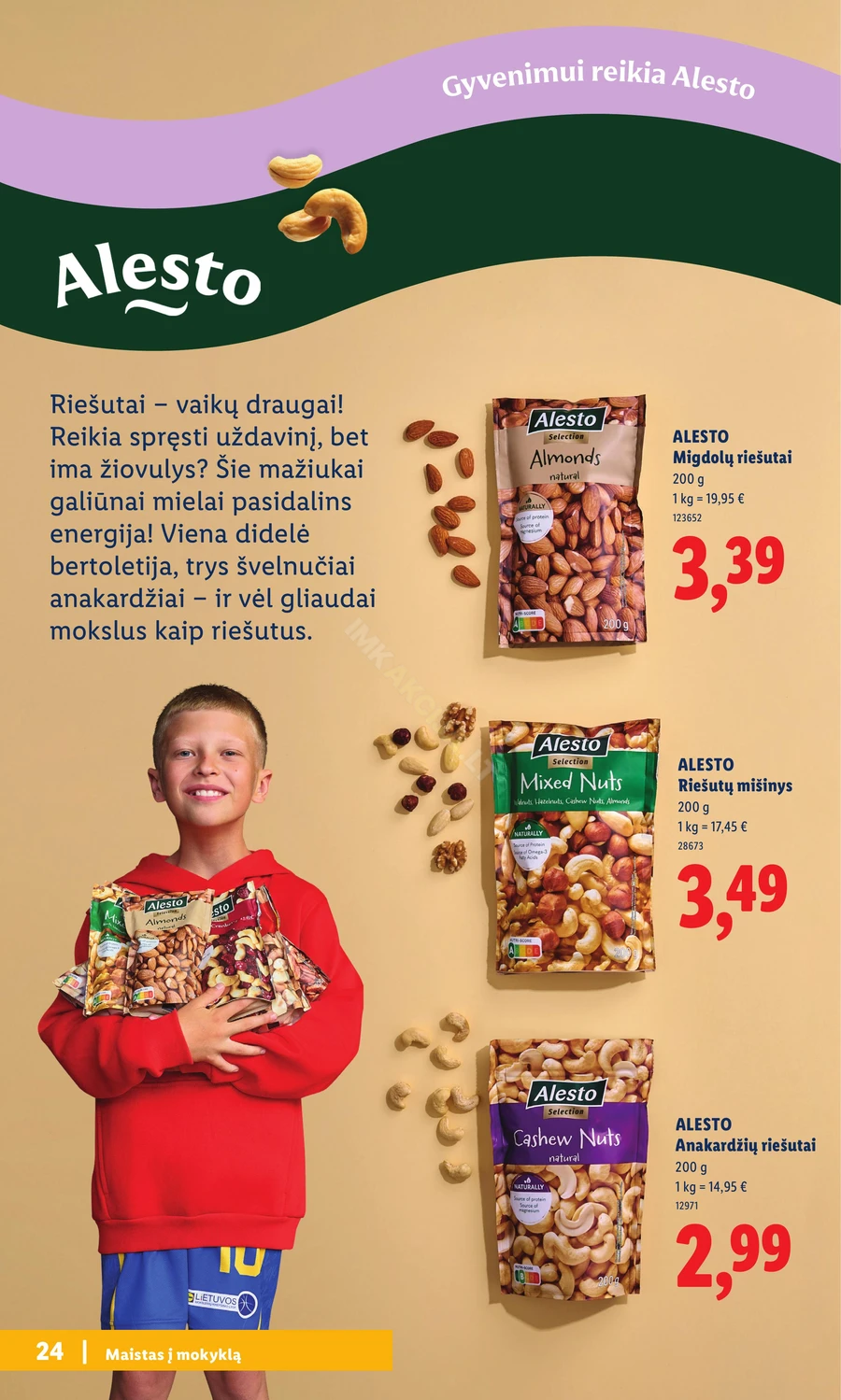 LIDL leidinys „Atgal į mokyklą” puslapis 24
