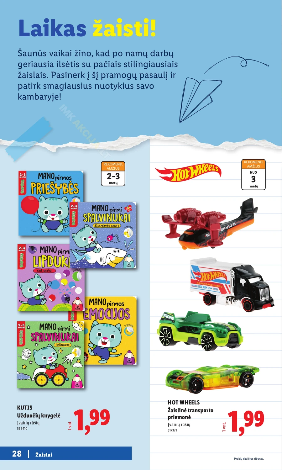 LIDL leidinys „Atgal į mokyklą” puslapis 28