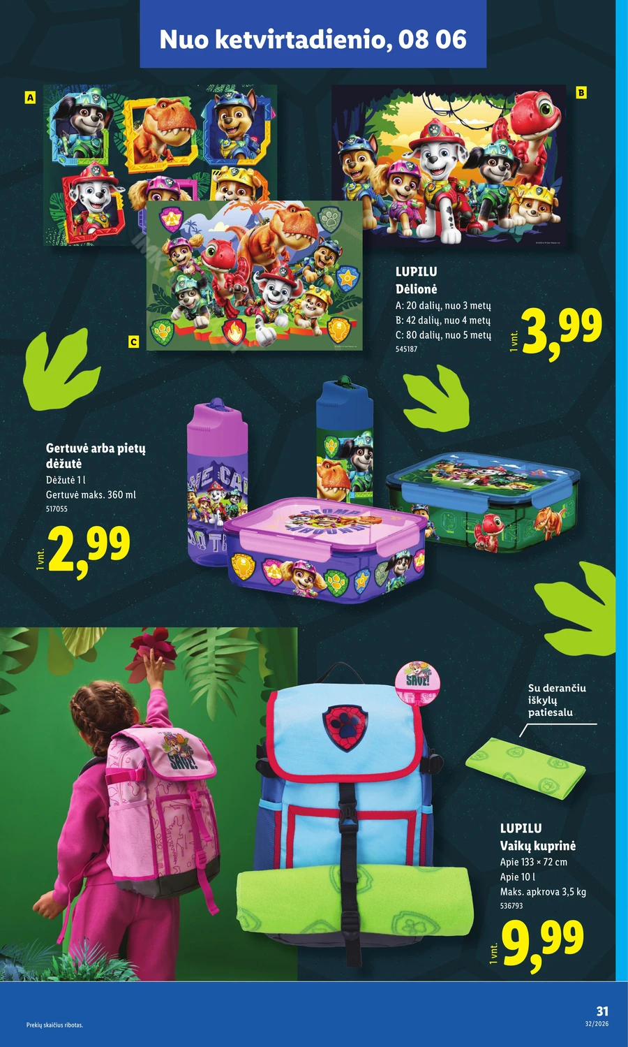LIDL leidinys „Atgal į mokyklą” puslapis 31