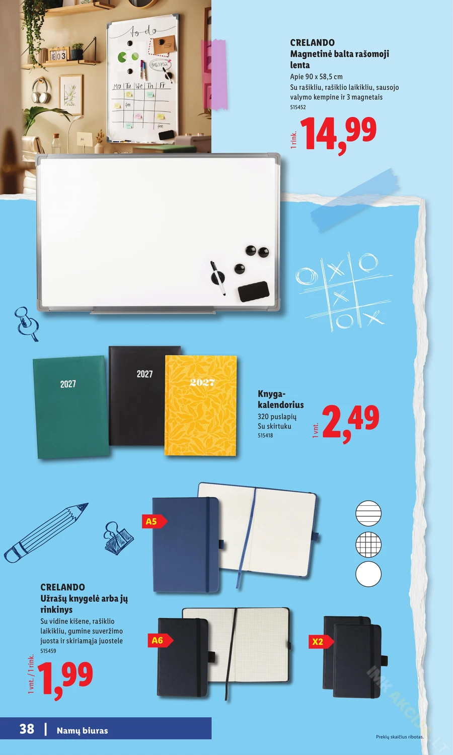 LIDL leidinys „Atgal į mokyklą” puslapis 38