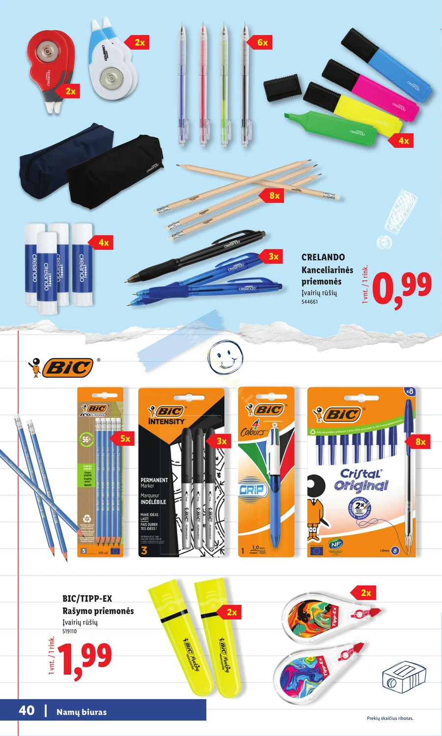 LIDL leidinys „Atgal į mokyklą” puslapis 40