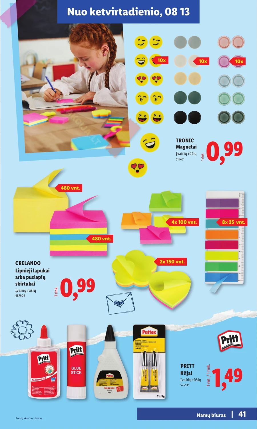 LIDL leidinys „Atgal į mokyklą” puslapis 41