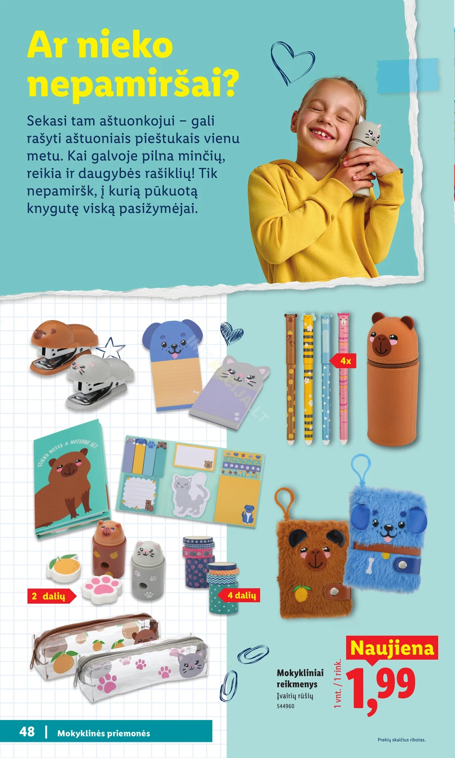 LIDL leidinys „Atgal į mokyklą” puslapis 48