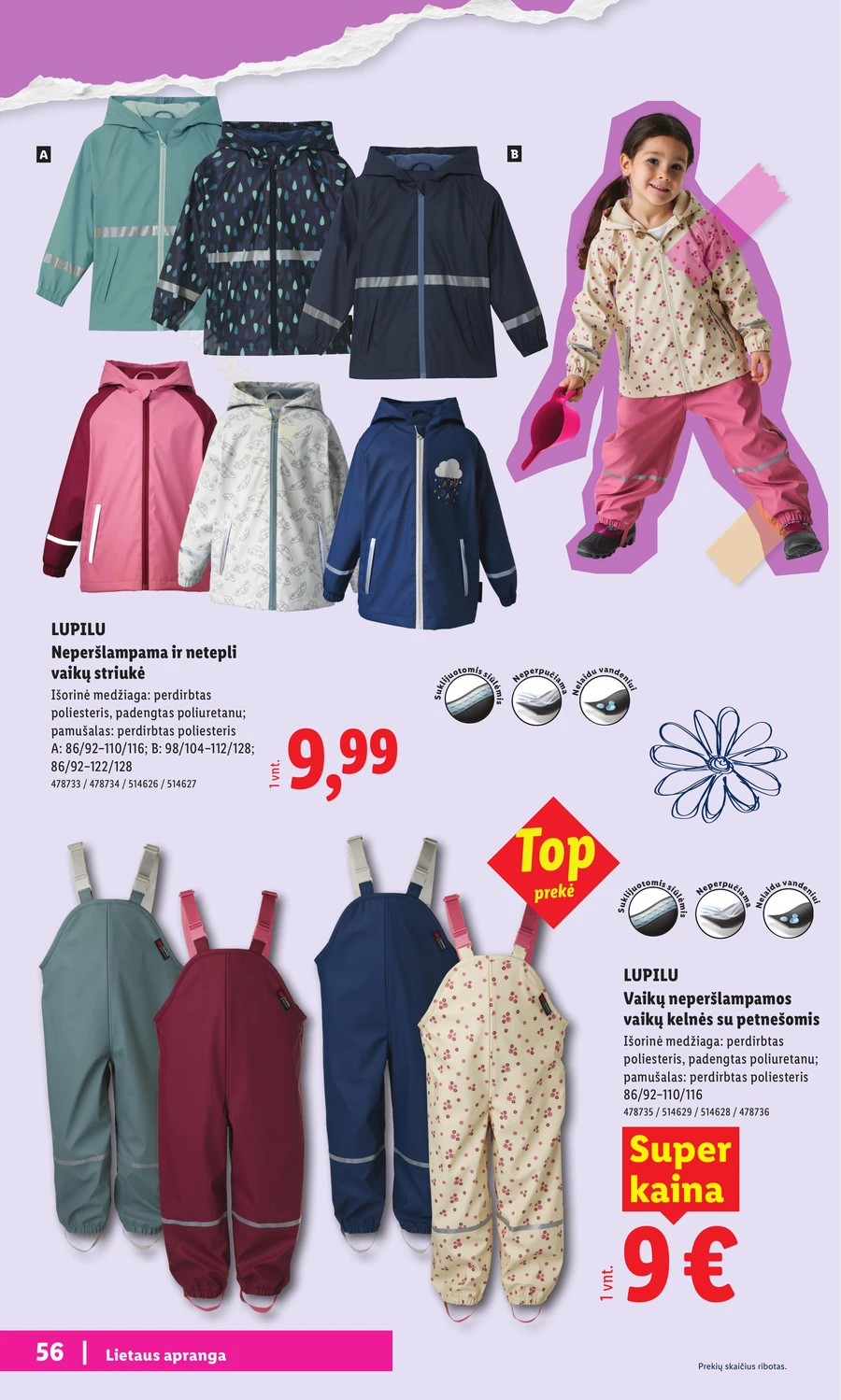 LIDL leidinys „Atgal į mokyklą” puslapis 56