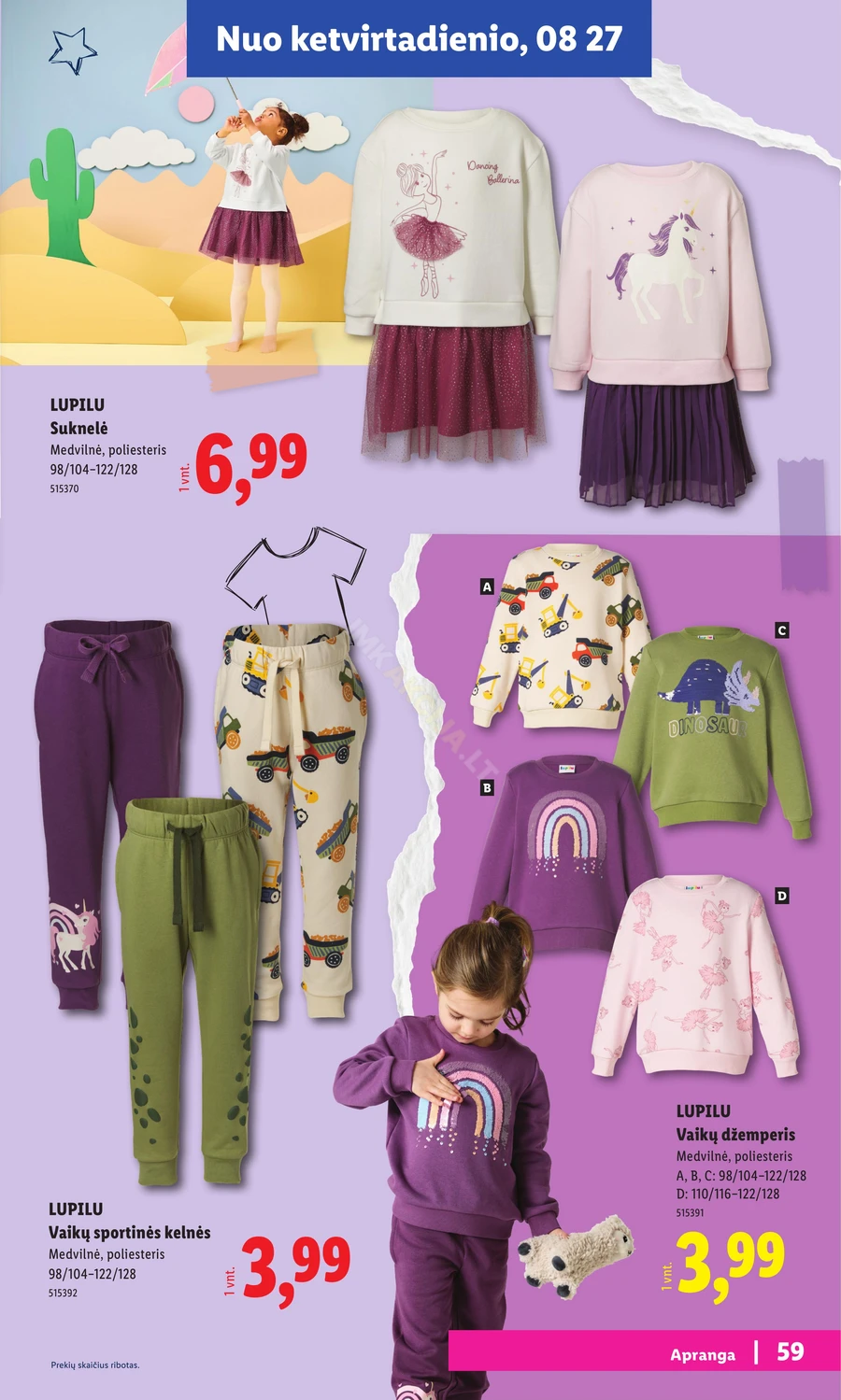 LIDL leidinys „Atgal į mokyklą” puslapis 59