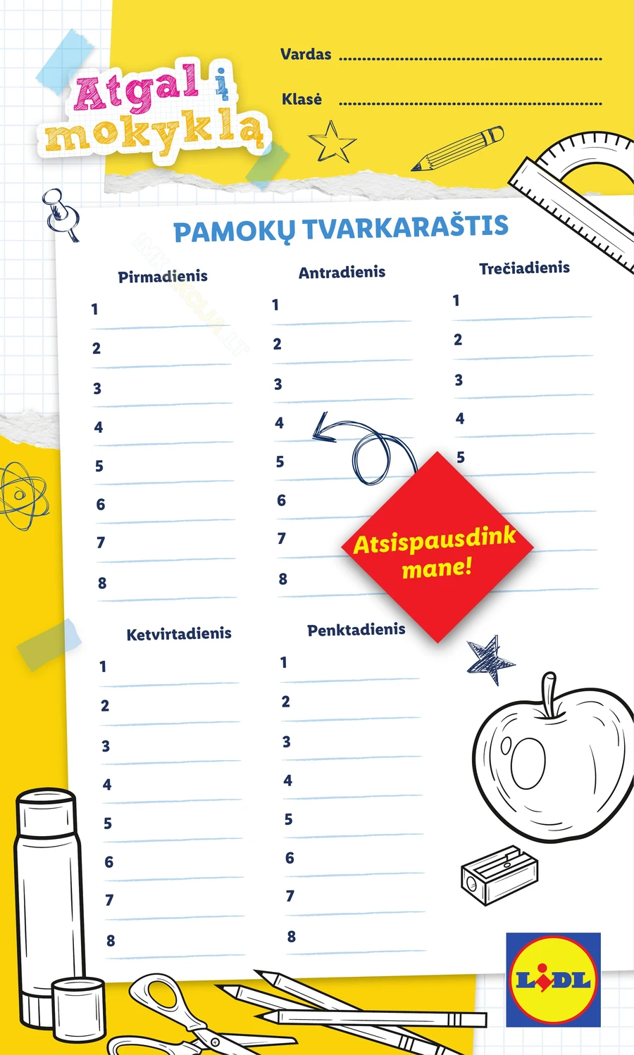 LIDL leidinys „Atgal į mokyklą” puslapis 60