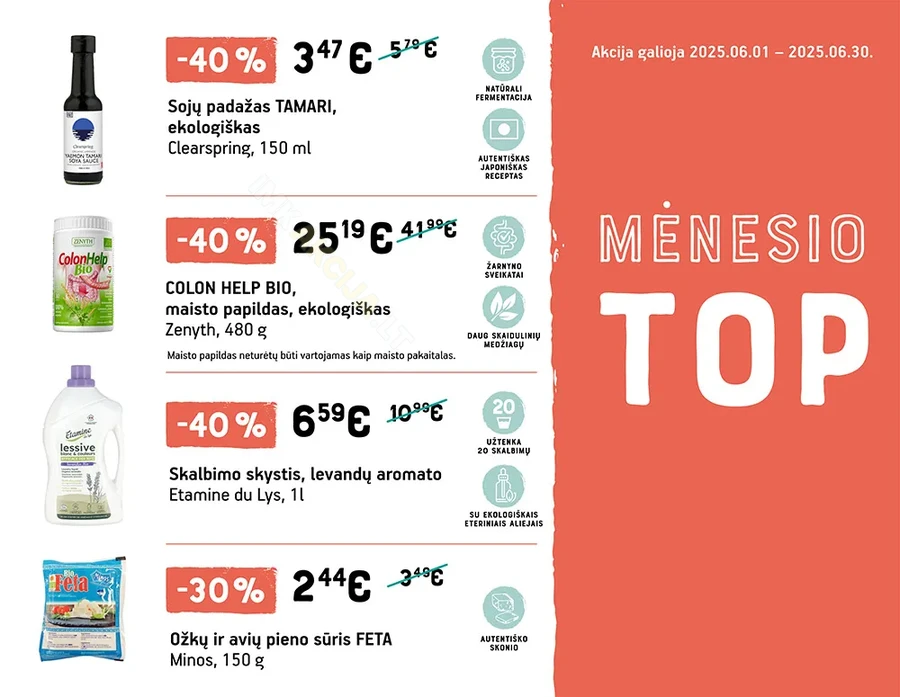 LIVIN birželio mėn. TOP pasiūlymai puslapis 1