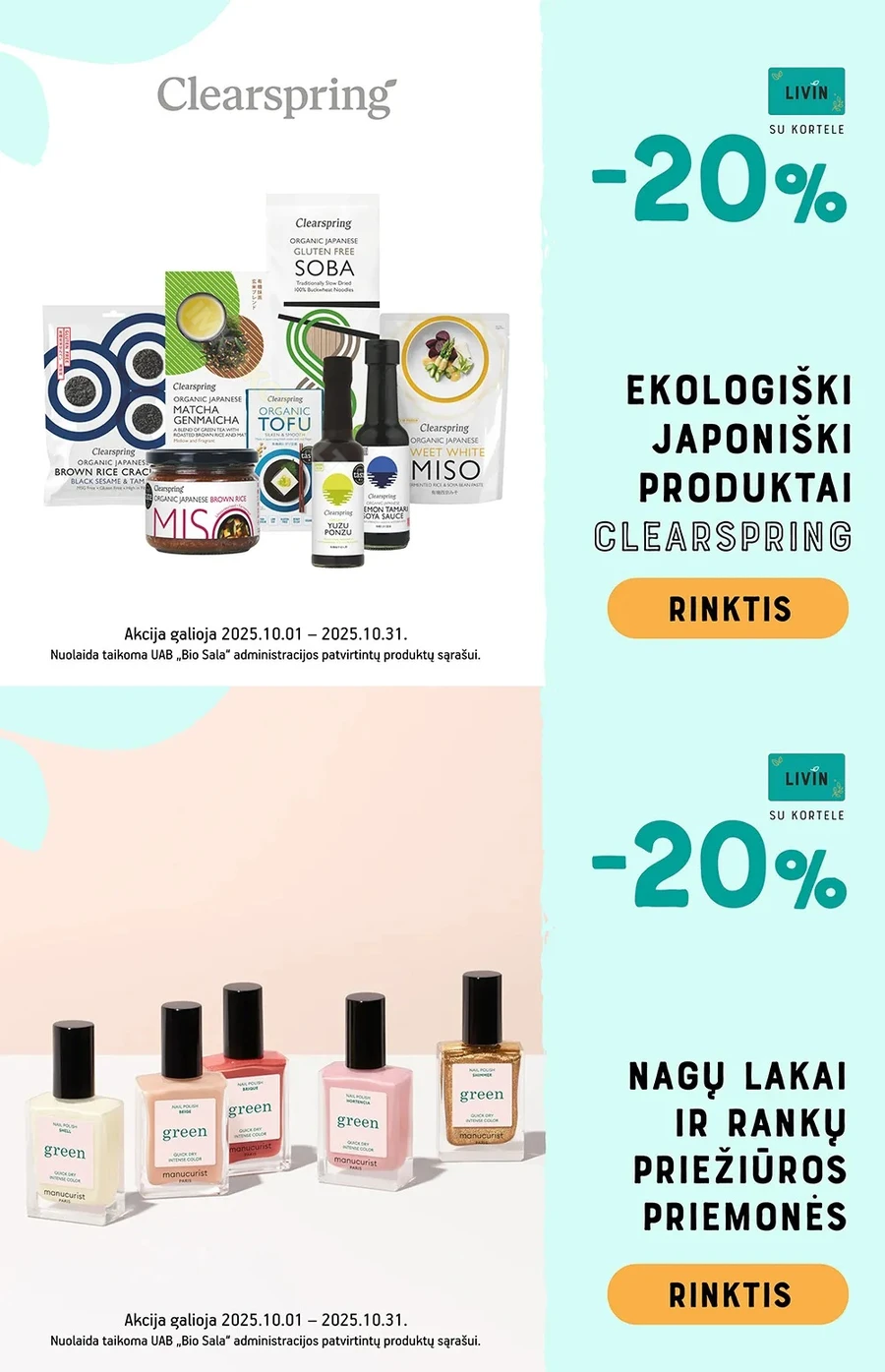 LIVIN spalio mėn. TOP pasiūlymai puslapis 2