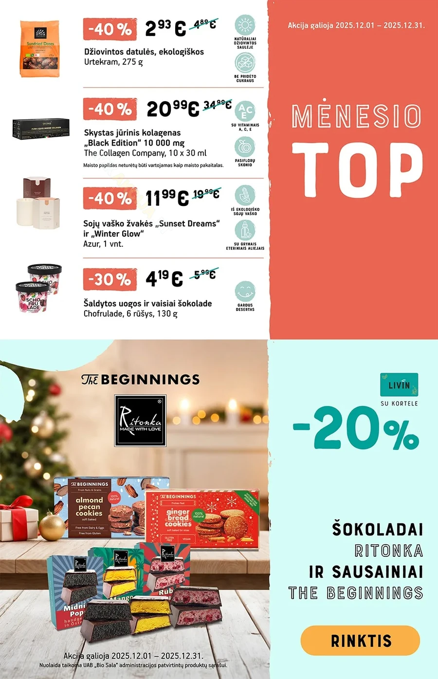 LIVIN gruodžio mėn. TOP pasiūlymai puslapis 1